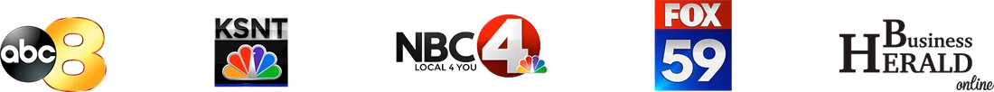 ABC 8, KSNT NBC, NBC 4, FOX 59, Business Herald