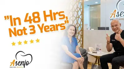 Patient reaction video from Asenjo One Visit Dentistry