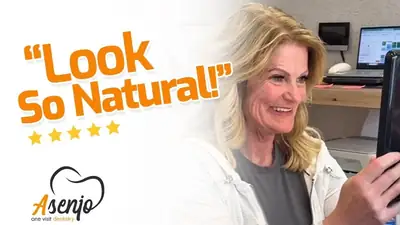Patient reaction video from Asenjo One Visit Dentistry